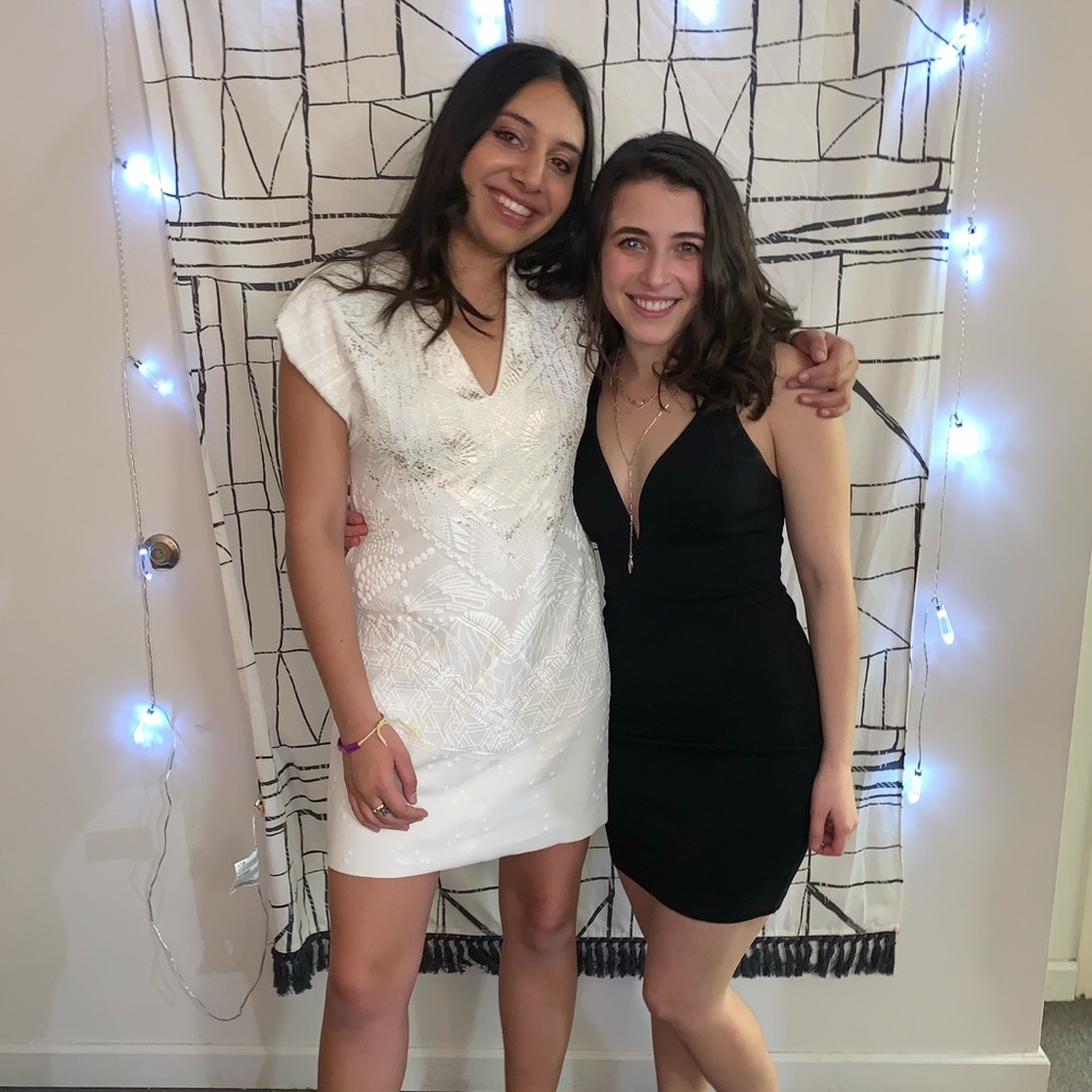 Zara white dress